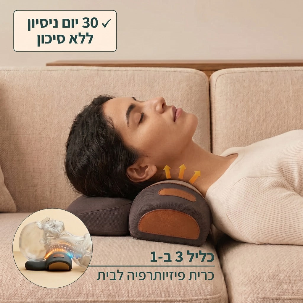 כליל – כרית עיסוי לצוואר 3 ב-1 – 1