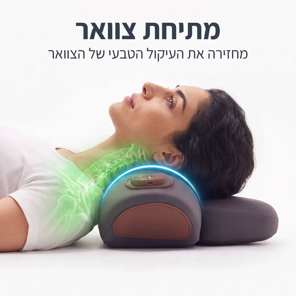 כליל – כרית עיסוי לצוואר 3 ב-1 – 2